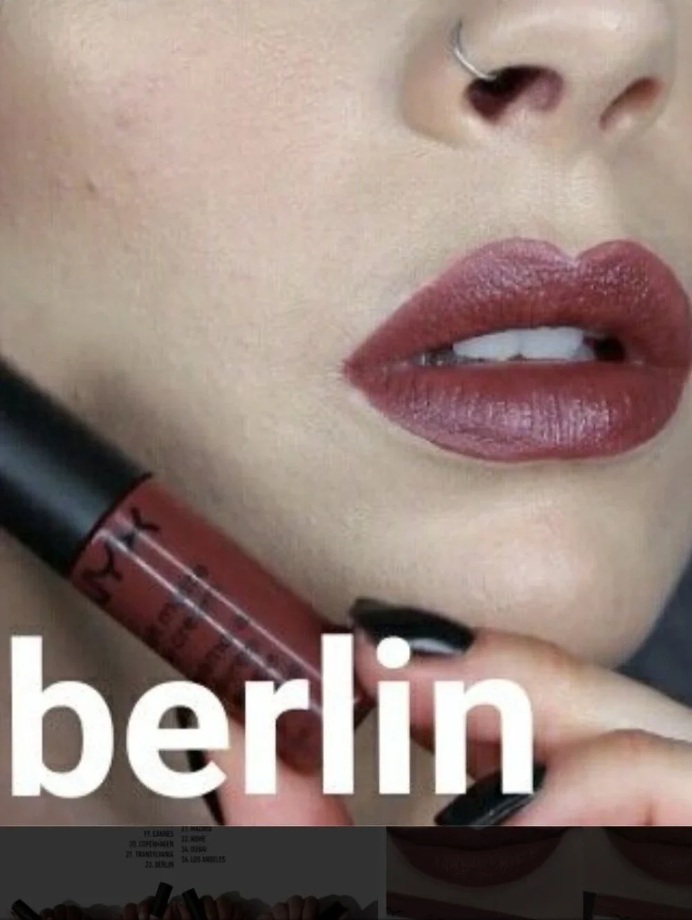 🧚‍♀️BERLIN NYX Cosmetics Soft Matte Lip Cream NWT